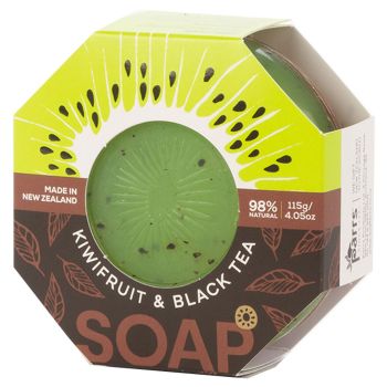 Kiwifruit and Black Tea Double Soap